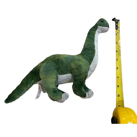 The Petting Zoo Toy BRACHIOSAURUS Dinosaur 14" Stuffed Animal/Plush, Green, GUC - Picture 6 of 9